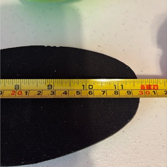 Men's Athletic Shoes - Black and Neon Green - Picture 9 of 9